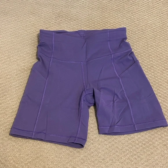 TNA Purple Bike Shorts - Picture 1 of 3